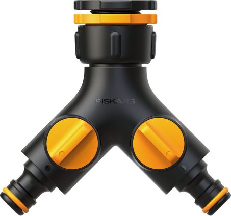 Штуцер двоканальний Fiskars 33.3 мм 118 мм (1027061)