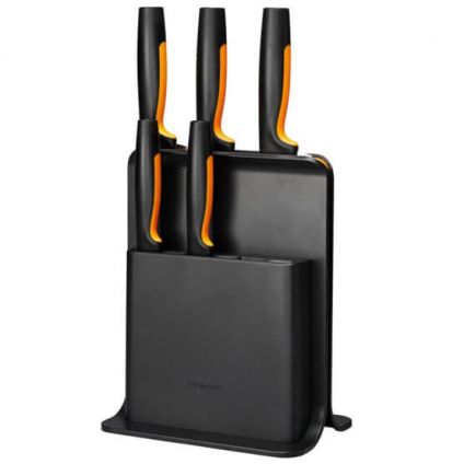 Набір кухонних ножів із пластиковим блоком Fiskars Functional Form™ 5 шт 1057554