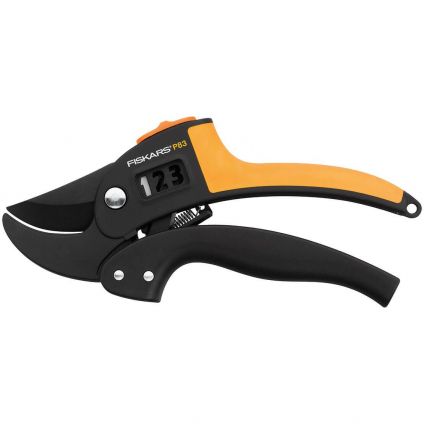 Контактний секатор з механізмом хропіння PowerStep™ Fiskars 111670 (1000575)