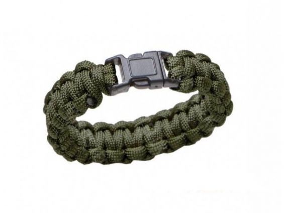 Браслет из паракорда MilTec Green S OD 16370101