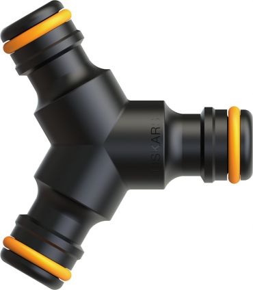 Трійник для шланга Fiskars 19 мм 68 мм (1027070)