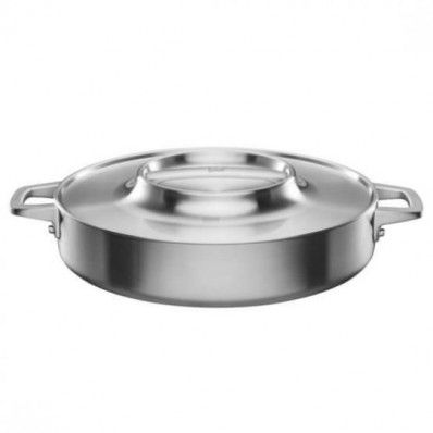 Сковорода с крышкой Fiskars Norden Steel 28 см 1067635