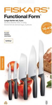 Набір кухонних ножів Fiskars Functional Form 5 шт (1057558)