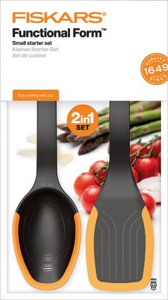 Набір кухонного приладдя Fiskars Functional Form (ложка + лопатка) 1027307