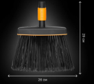 Мітла для підмітання Fiskars QuikFit 135534 (1001415), фото 1