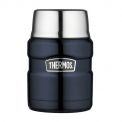 Термос для еды с ложкой 0.47L Thermos Stainless King Food Flask, Midnight Blue, 173020, фото 0