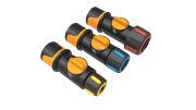 Конектор для шланга Fiskars з механізмом ВКЛ/ВИМК 13-15мм (1/2-5/8