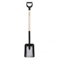 Лопата совкова з дерев'яною ручкою Fiskars Solid™ (1066723), фото 0