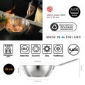 Wok-пательня Fiskars All Steel Pure 28 см (1065629), фото 5