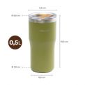 Термокружка Fiskars On-the-go 0.5 л, колір кропива (1078763), фото 1