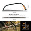 Пила лучковая Fiskars 21